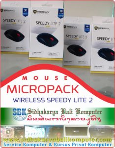 Mouse Micropack Wireless Speedy Lite 2 Sidhakarya Bali Komputer